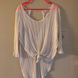 White long sleeve Free People shirt